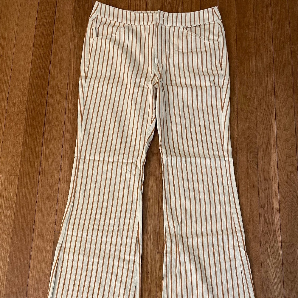 Anthropologie Kellie Striped Pants